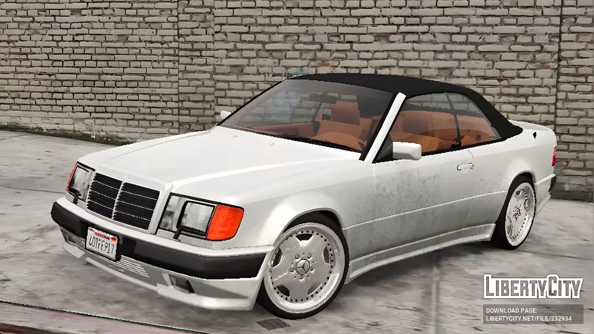 Mercedes 300CE-24 Cabrio AMG [Add-On | Animated Roof] / GTA 5