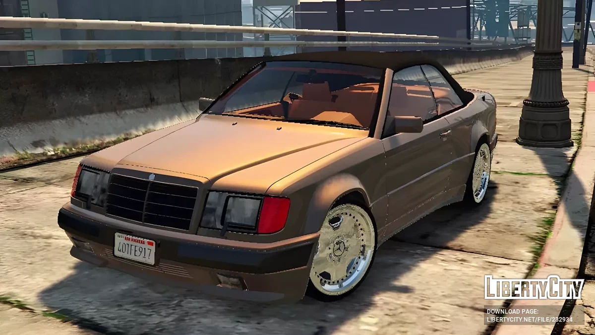 Mercedes 300CE-24 Cabrio AMG [Add-On | Animated Roof] / GTA 5