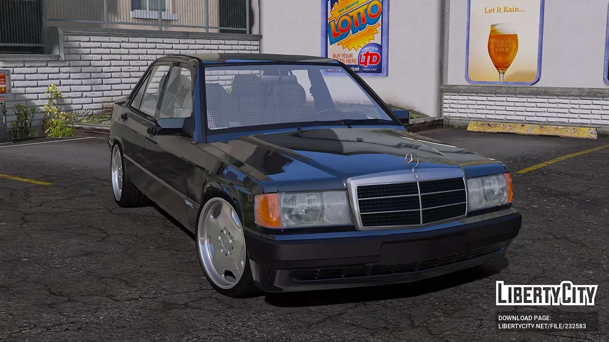 Mercedes-Benz 190E 2.31990 v1.0 / GTA 5