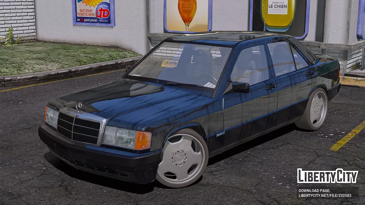 Mercedes-Benz 190E 2.31990 v1.0 / GTA 5