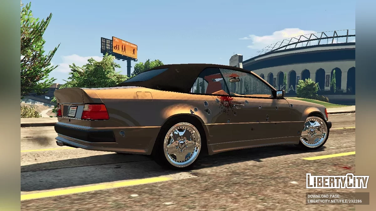 Mercedes-Benz 300CE-24 Cabrio AMG [Add-On | Animated Roof] / GTA 5