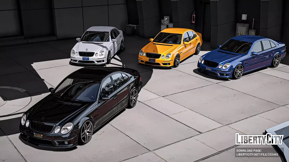 Mercedes-Benz E63 AMG W211 2008 / GTA 5