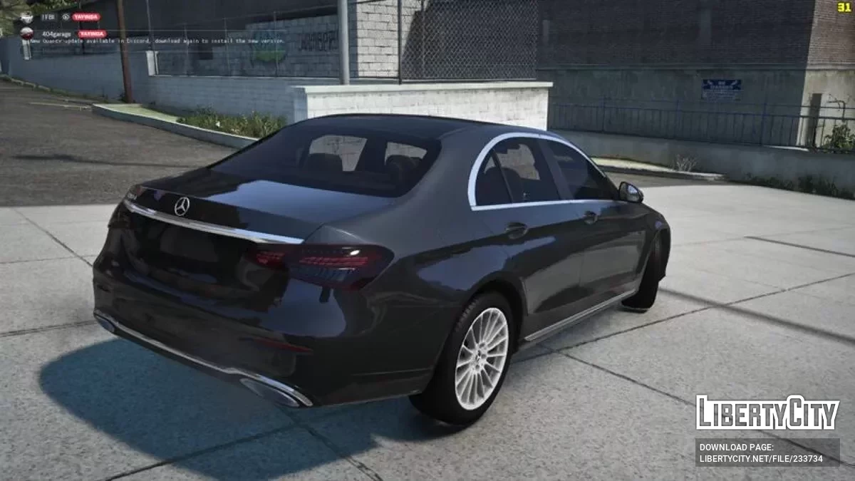2022 Mercedes-Benz E200d Exclusive / GTA 5