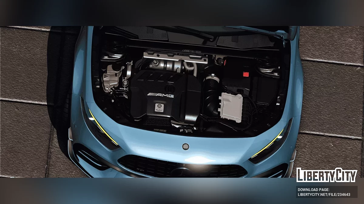 Mercedes-Benz A45 AMG 2024 v1.1 / GTA 5