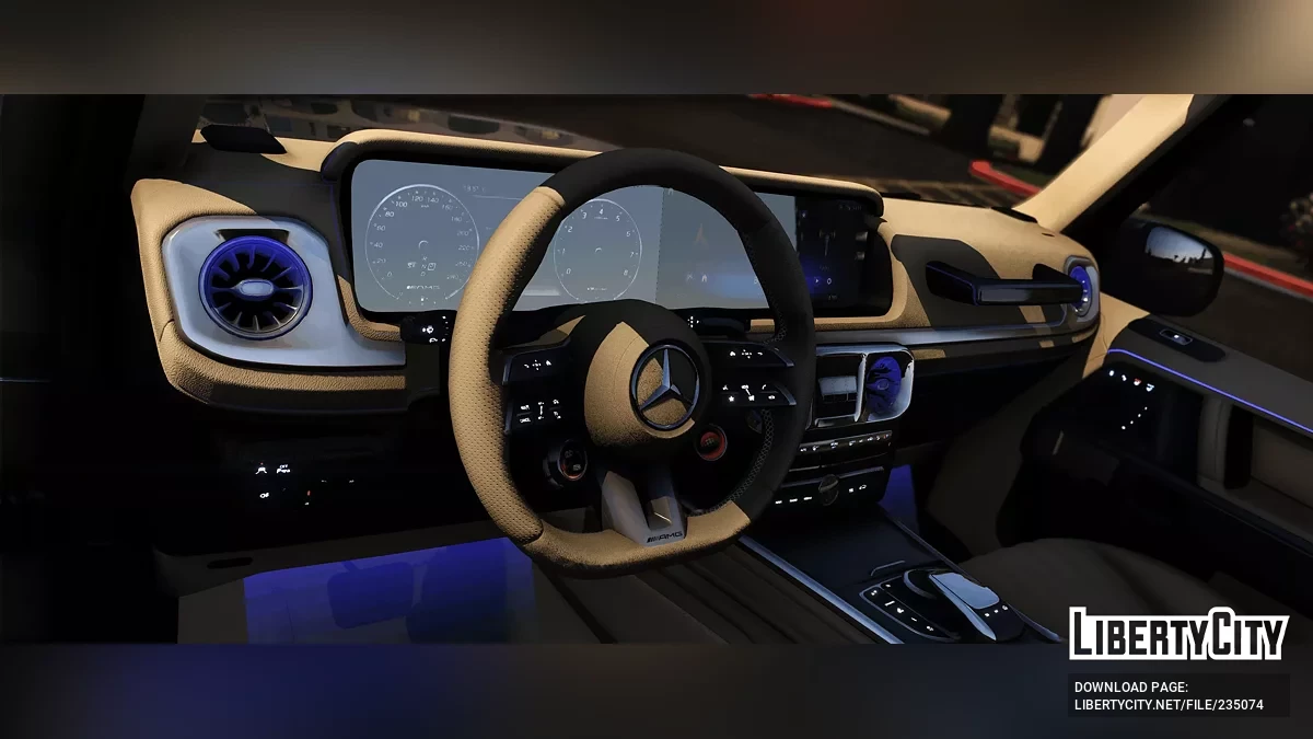 Mercedes-Benz G550 2025 [Add-On | VehFuncs V | Extras] / GTA 5