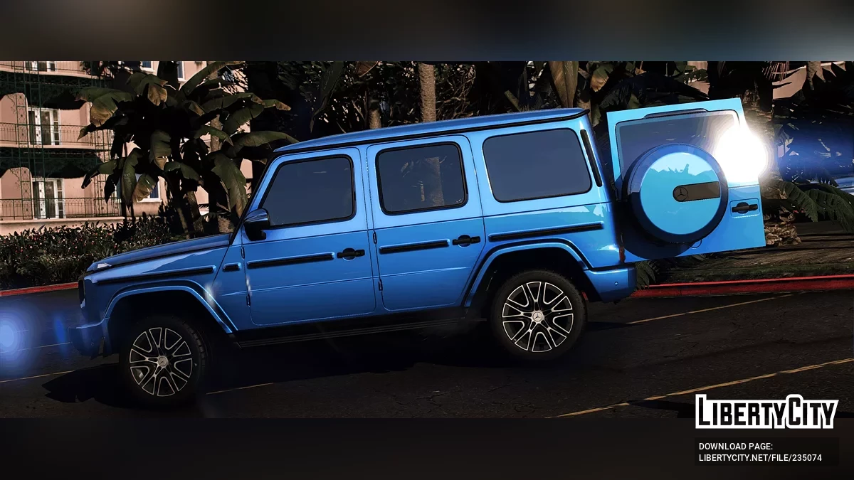 Mercedes-Benz G550 2025 [Add-On | VehFuncs V | Extras] / GTA 5