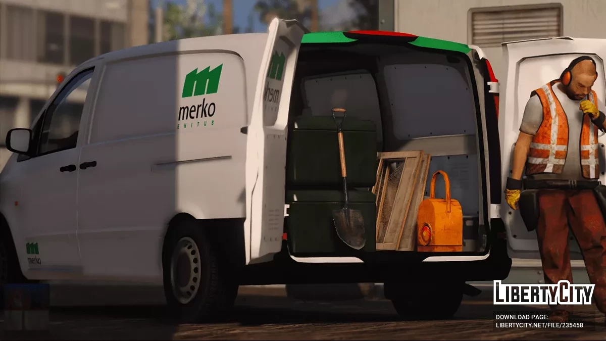 Estonian Mercedes-Benz Vito Construction Van / GTA 5