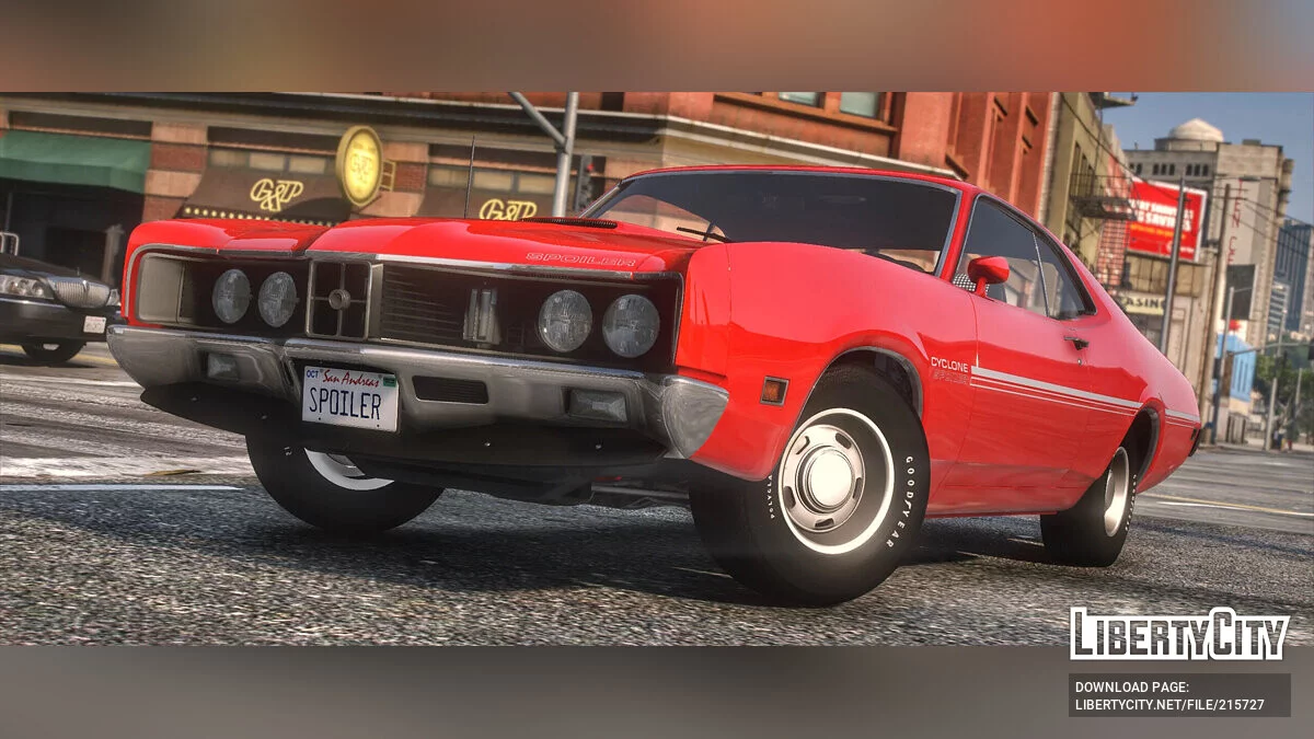 1970 Mercury Cyclone Spoiler v1.0 / GTA 5