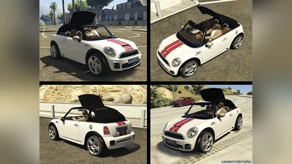 Mini R57 JCW Convertible (4in1) [Add-On | Tuning | Livery] 1.61 / GTA 5