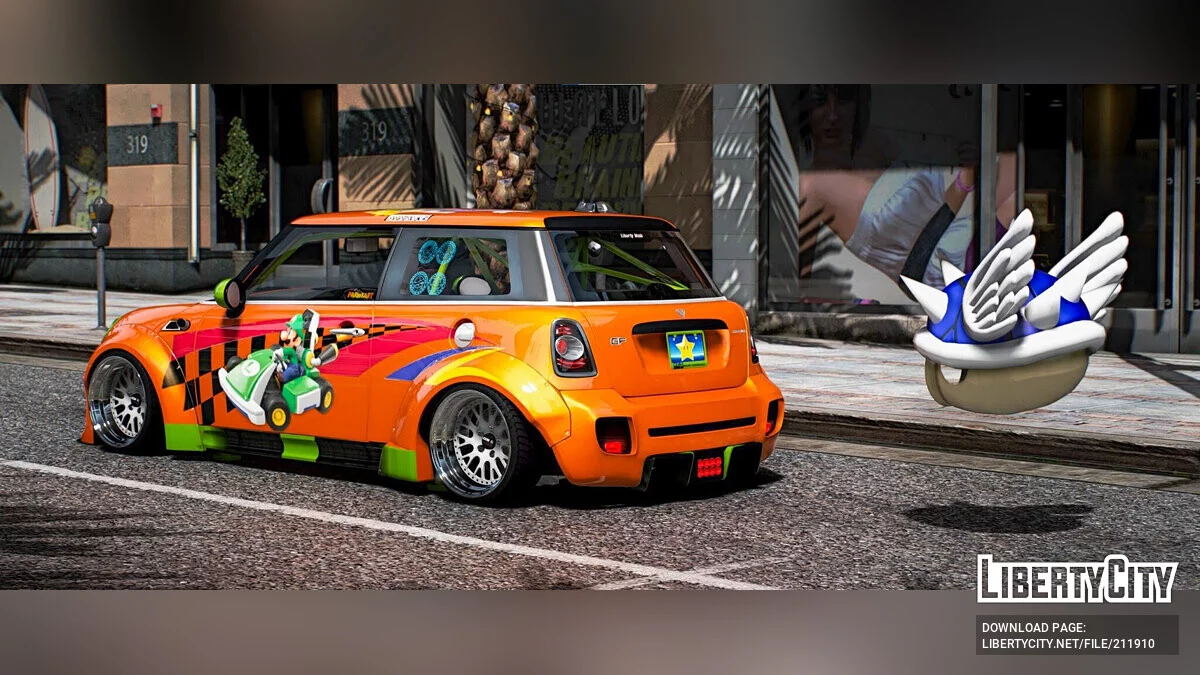 Mini Cooper Mario Kart Edition / GTA 5