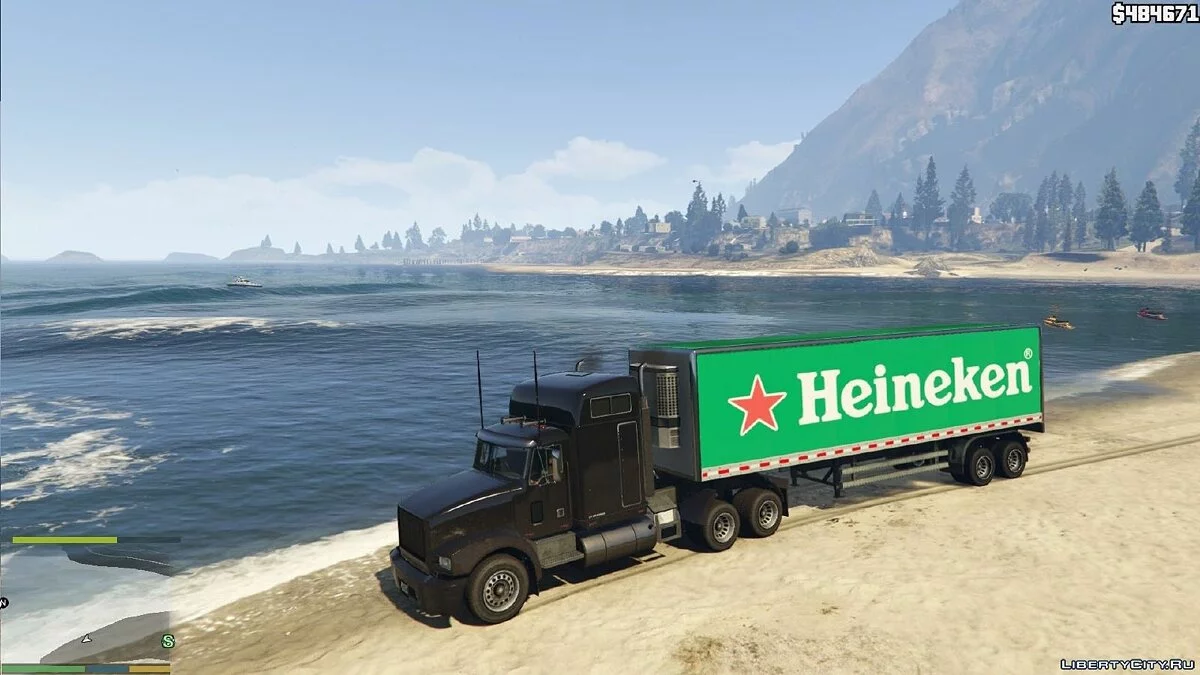 Heineken, Coca Cola и Jack Daniels прицепы для грузовиков / GTA 5