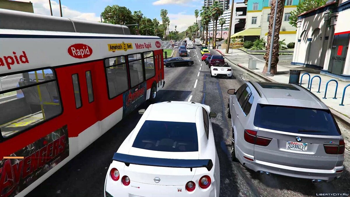 Скачать Real Life Traffic v5.7 для GTA 5