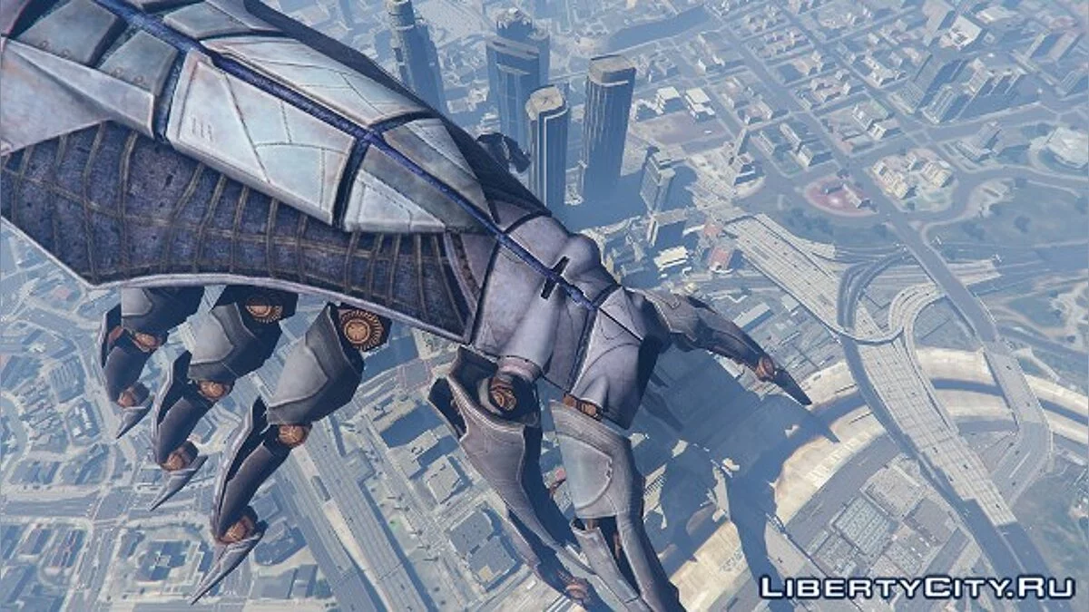 Mass Effect 3 Reaper as Blimp / GTA 5