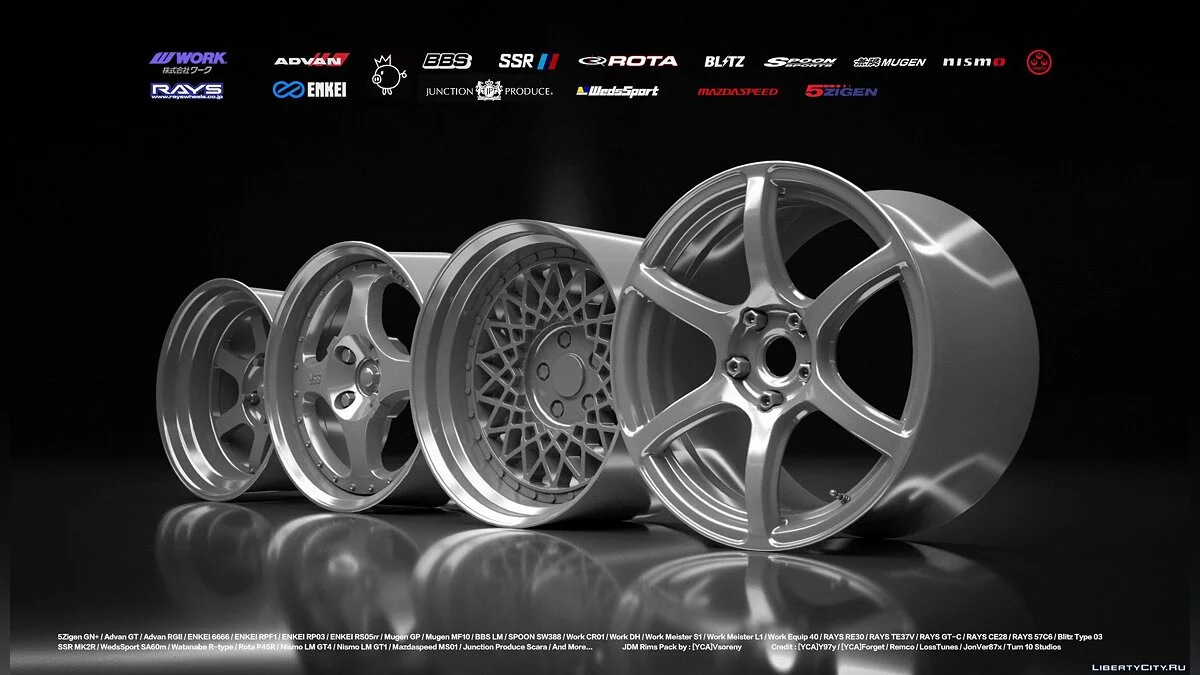 JDM Rims Pack [Add-on] / GTA 5