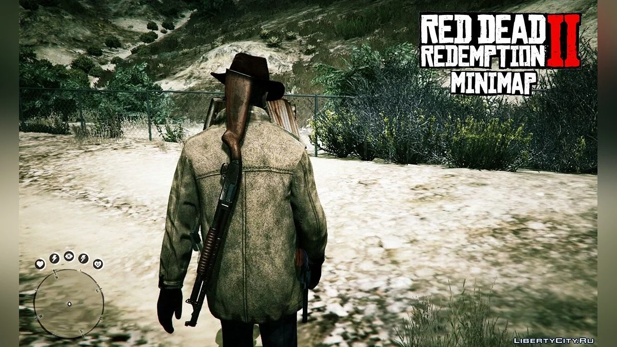 Red Dead Redemption 2 Minimap 1.0 - Радар из RDR 2 / GTA 5