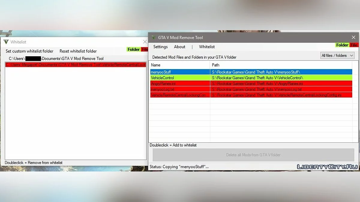 GTA 5 Mod Remove Tool 1.1 - Программа для простого удаления модов / GTA 5