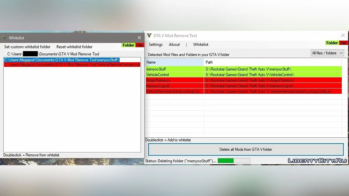 GTA 5 Mod Remove Tool 1.1 - Программа для простого удаления модов / GTA 5