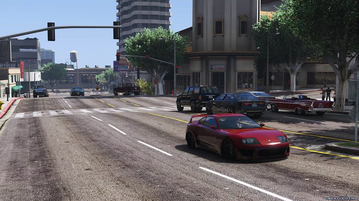 Оживленный трафик / GTA 5
