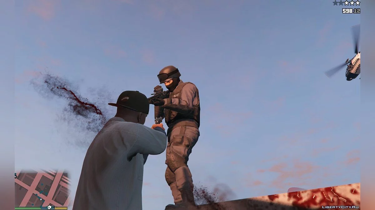 Снайперы на крыше / GTA 5