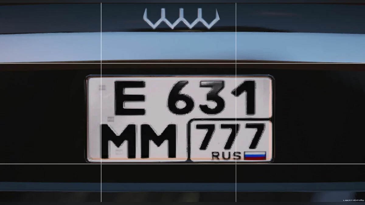 Russian license plate / GTA 5