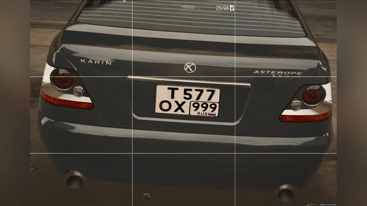 Russian license plate / GTA 5