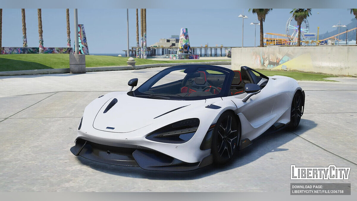 Скачать Хорошее управление для Mclaren 765lt Spyder 2021 для GTA 5