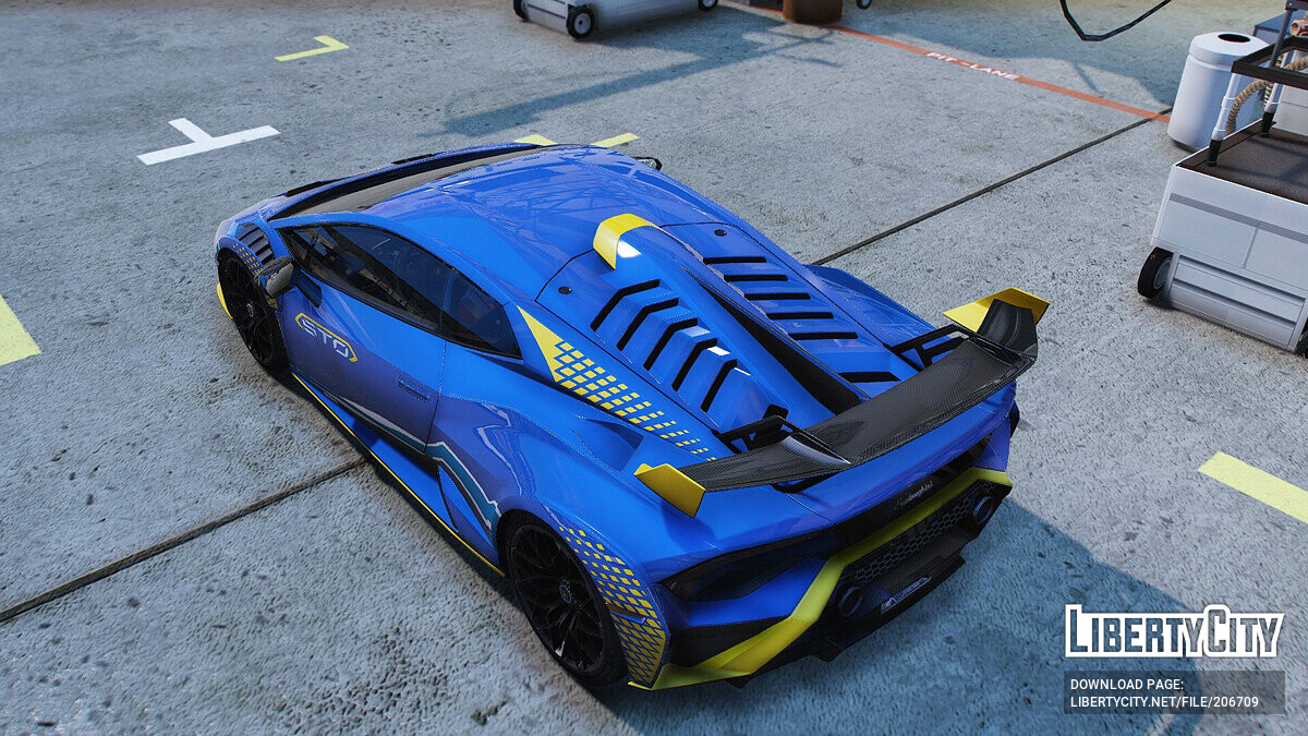 Скачать Хорошее управление Lamborghini Huracan STO для GTA 5