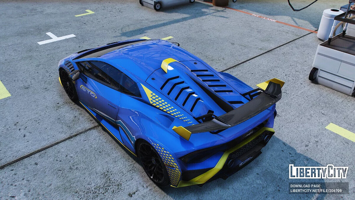 Хорошее управление Lamborghini Huracan STO / GTA 5