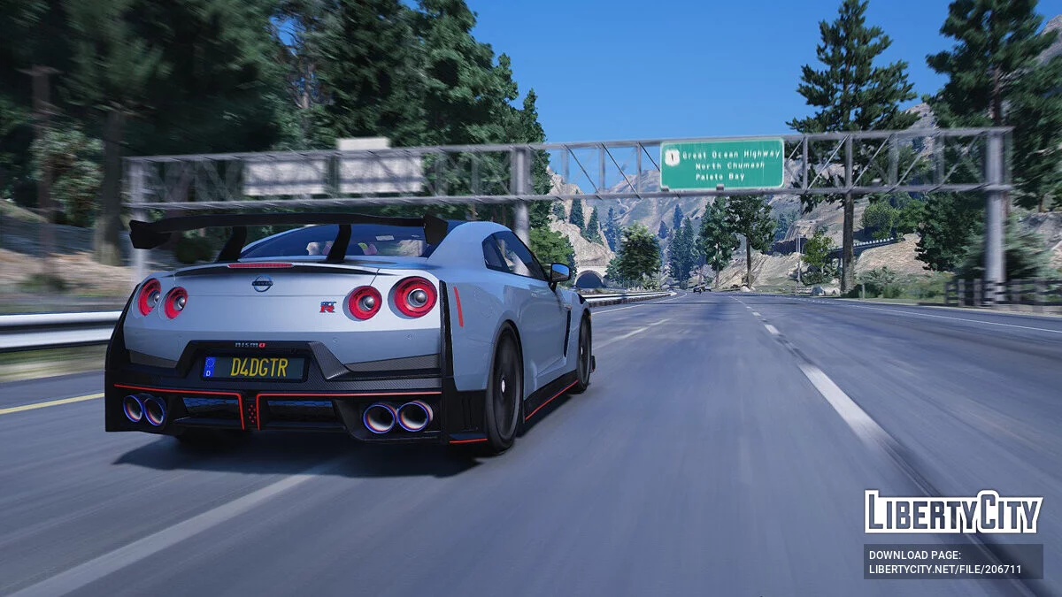 Улучшенное управление Nissan GT-R Nismo / GTA 5