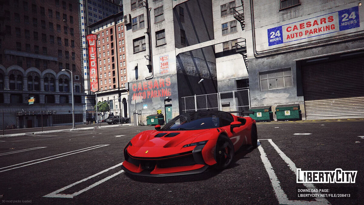Улучшенное управление для Ferrari SF90xx Stradale 2024 / GTA 5