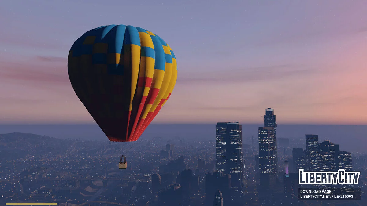 Воздушный шар вместо дирижабля / GTA 5