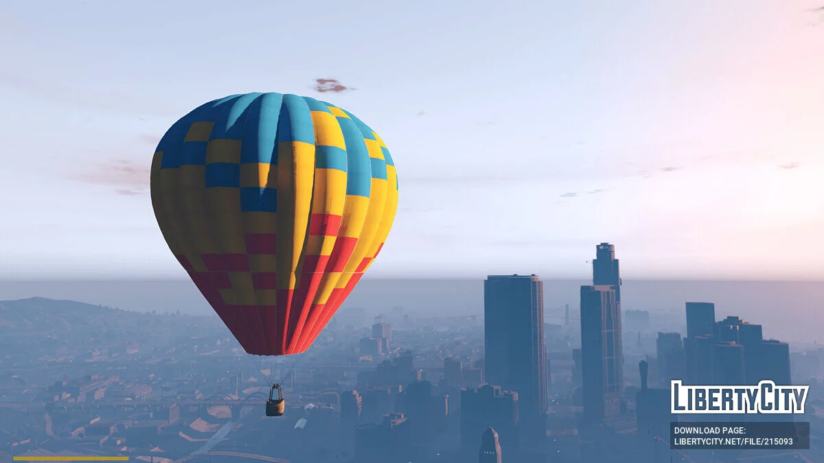 Воздушный шар вместо дирижабля / GTA 5