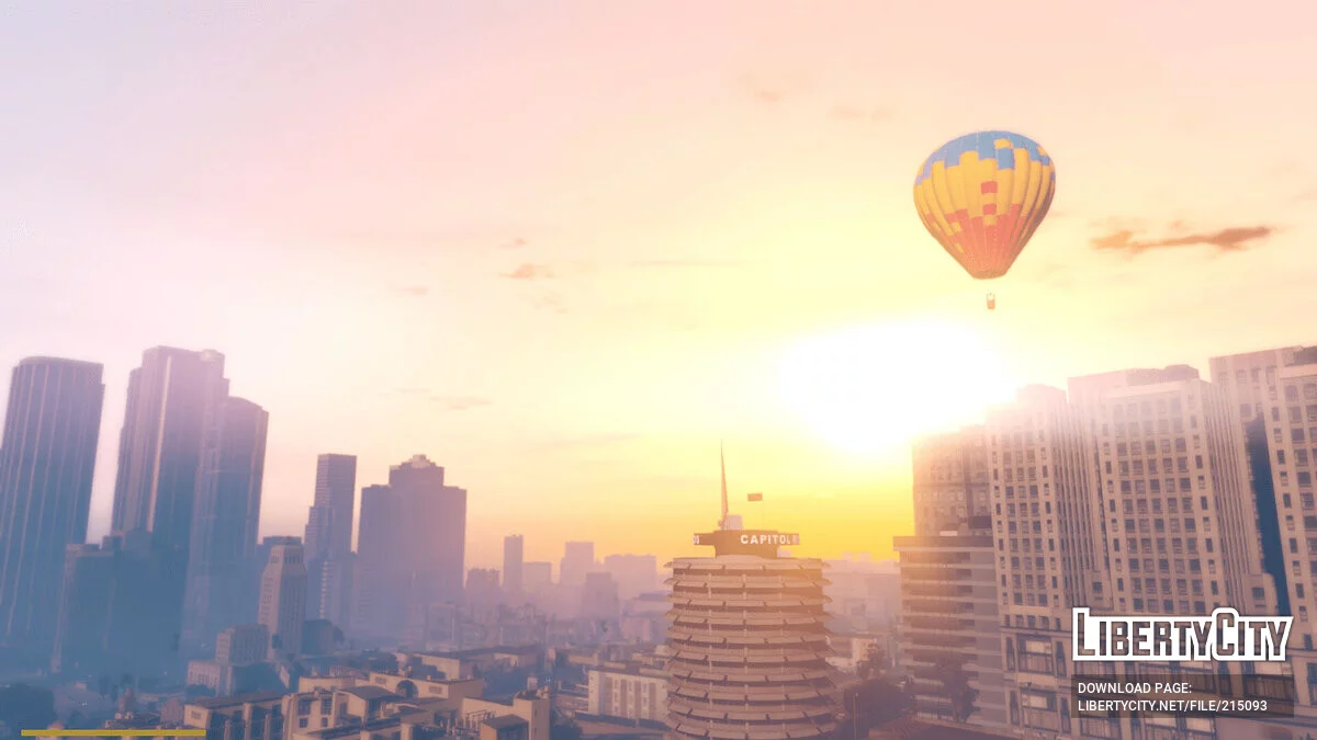 Воздушный шар вместо дирижабля / GTA 5