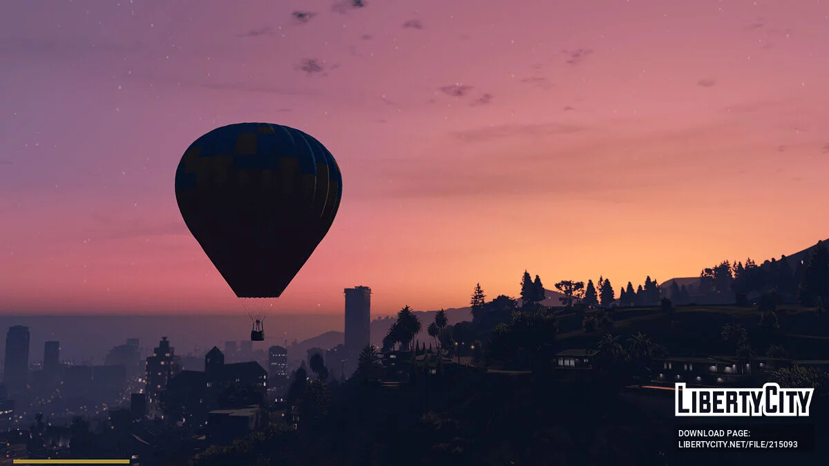 Воздушный шар вместо дирижабля / GTA 5