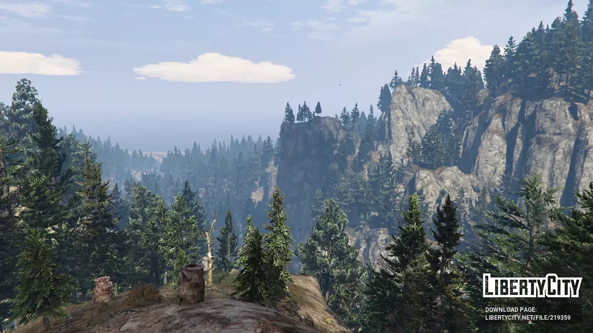 Обновлённые леса в Сан-Андреасе / GTA 5