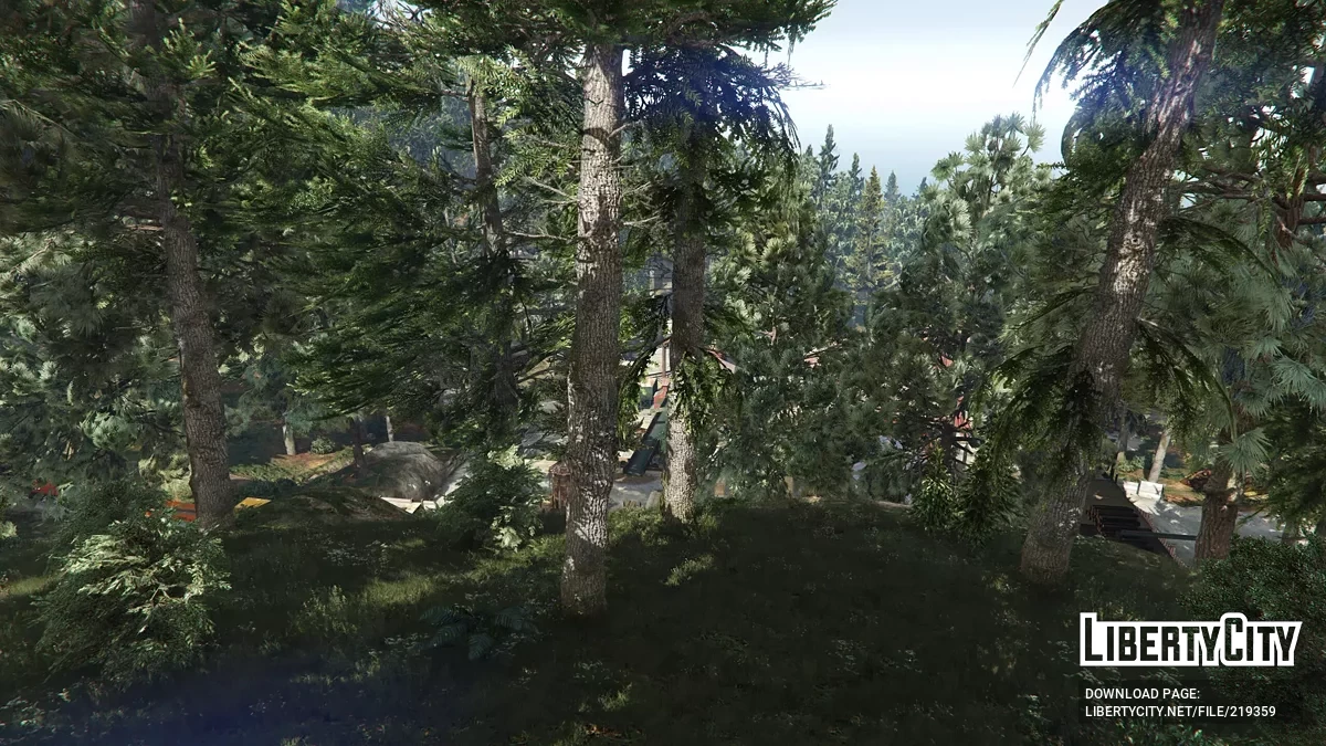 Обновлённые леса в Сан-Андреасе / GTA 5