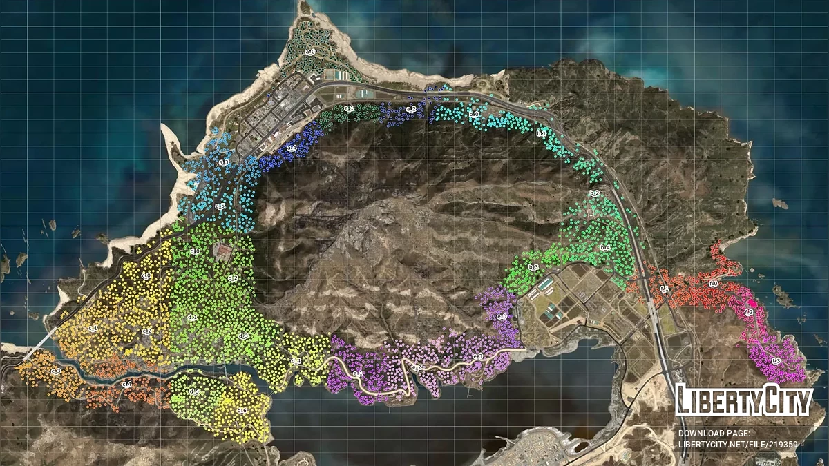 Обновлённые леса в Сан-Андреасе / GTA 5