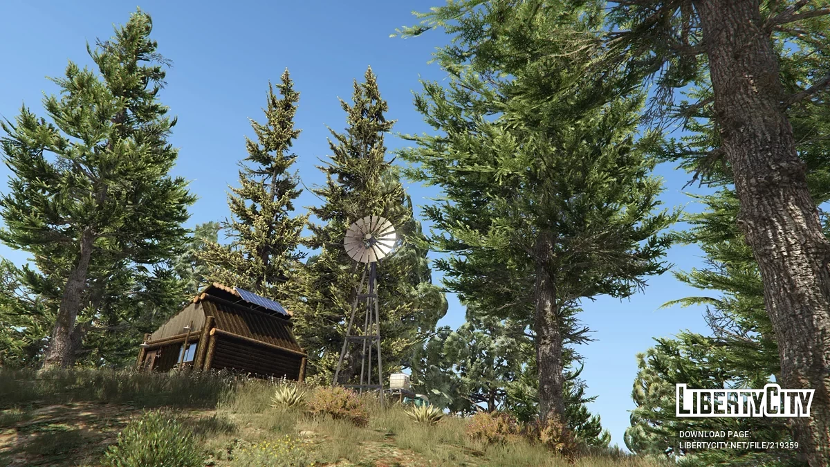 Обновлённые леса в Сан-Андреасе / GTA 5