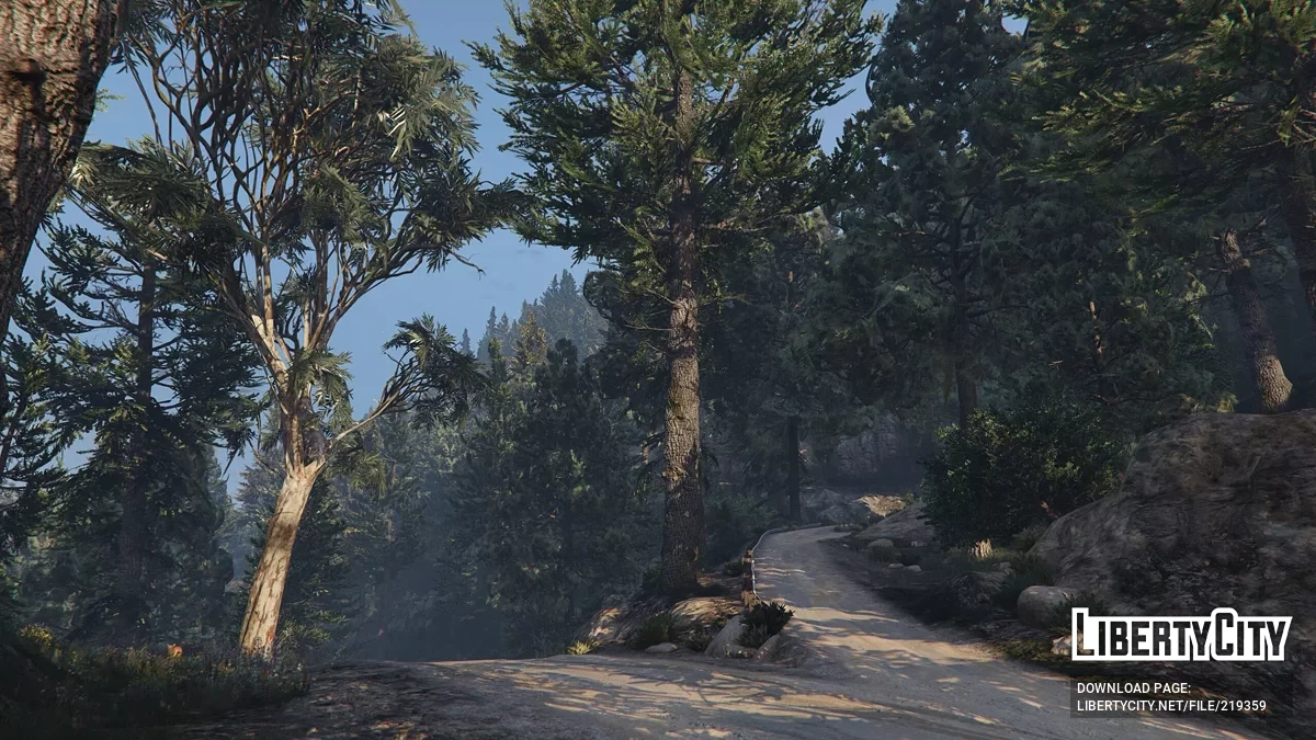 Обновлённые леса в Сан-Андреасе / GTA 5