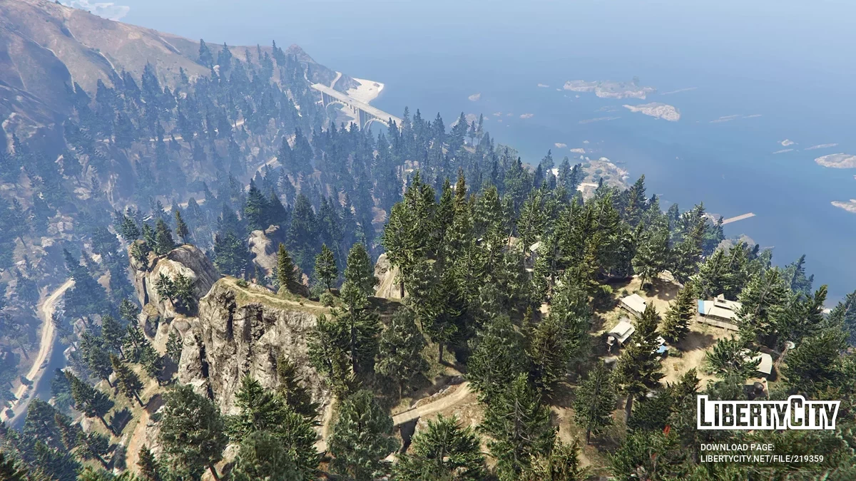 Обновлённые леса в Сан-Андреасе / GTA 5