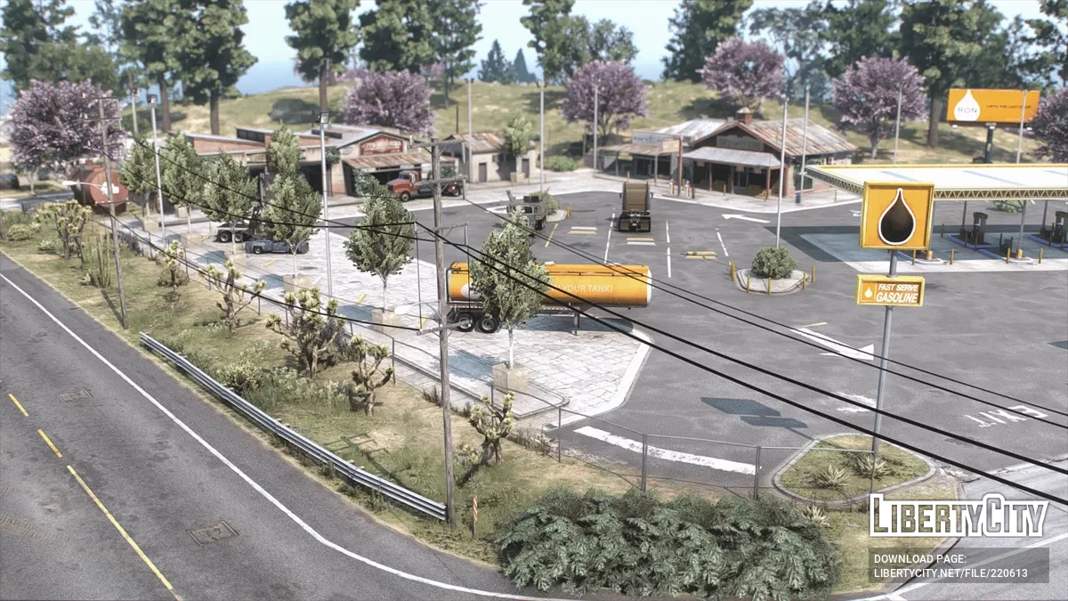 Обновление растительности в заливе Палето / GTA 5