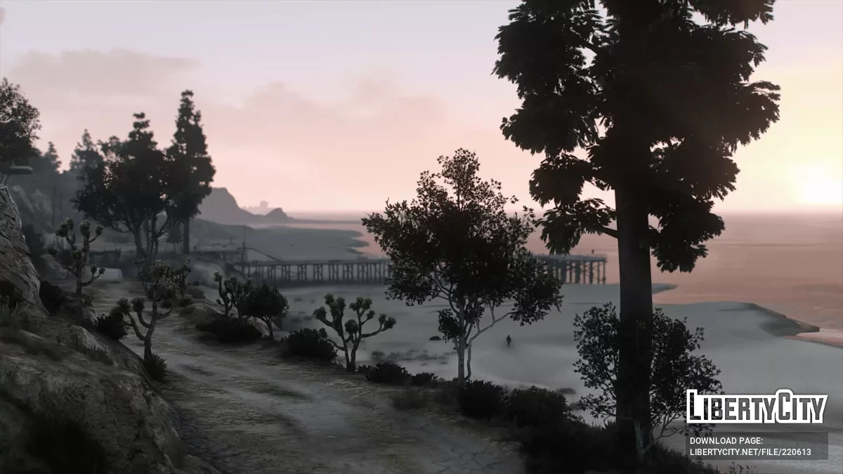 Обновление растительности в заливе Палето / GTA 5