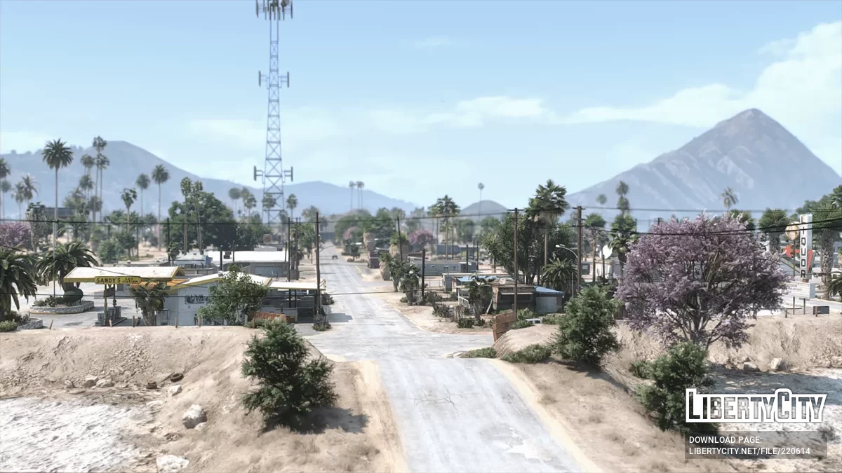 Обновление растительности в Sandy Shores / GTA 5