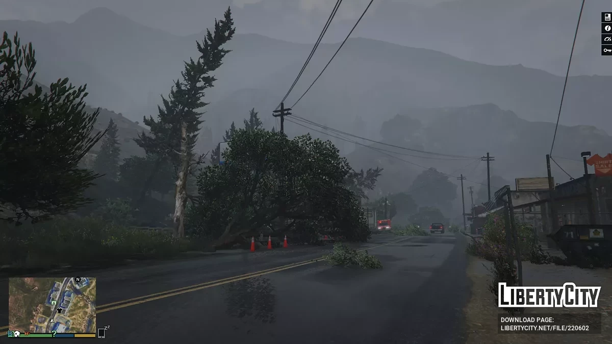 Торнадо в Грейпсед / GTA 5