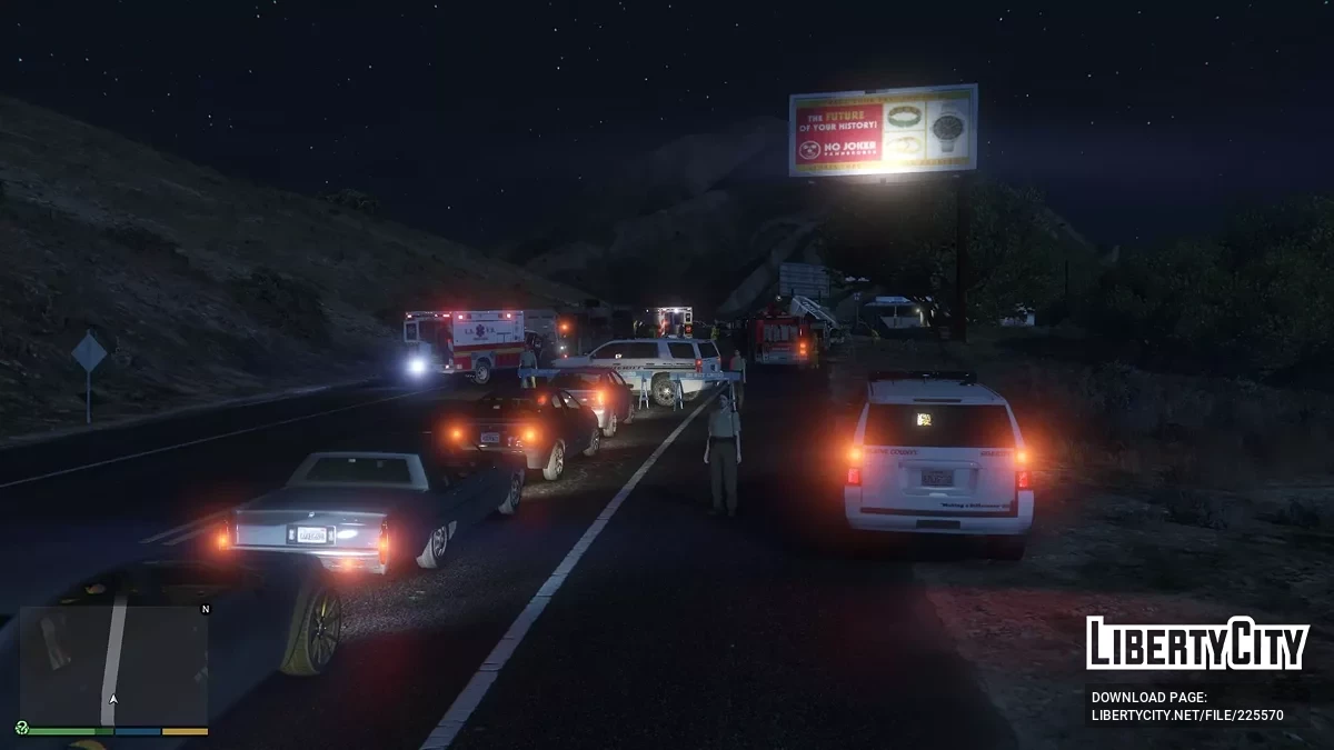 Крушение вертолета / GTA 5