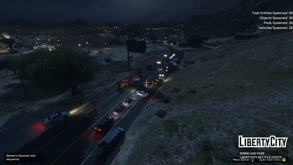 Крушение вертолета / GTA 5