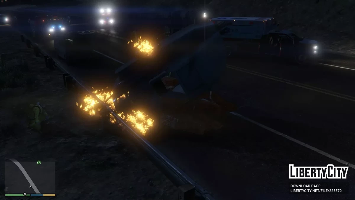 Крушение вертолета / GTA 5
