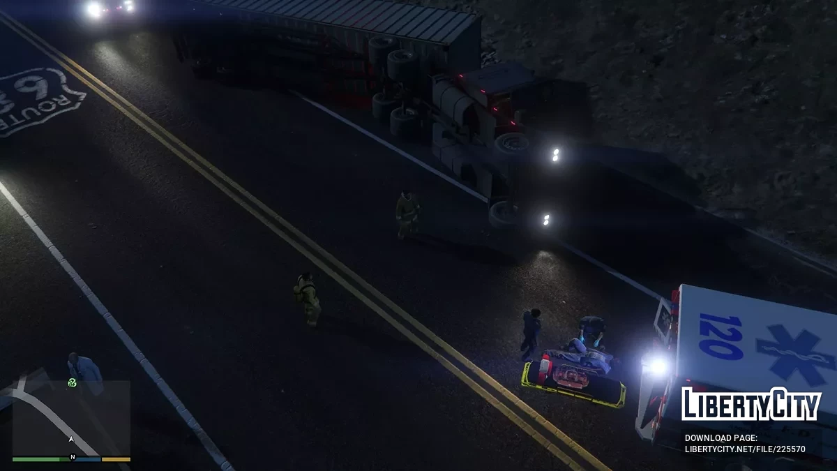 Крушение вертолета / GTA 5