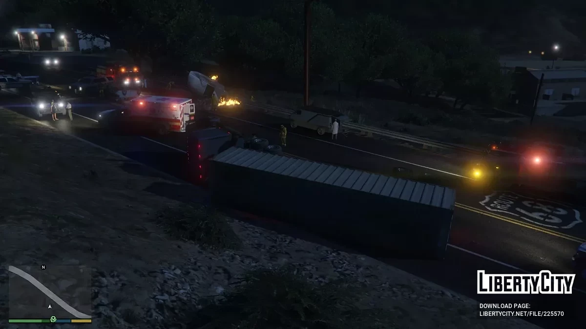 Крушение вертолета / GTA 5