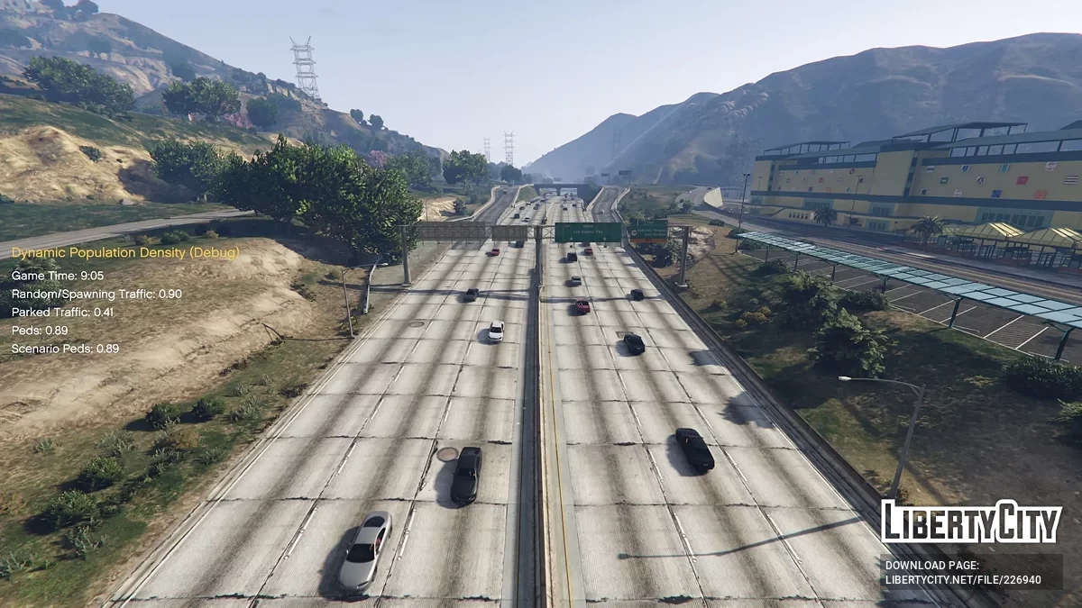 Динамическая плотность населения / GTA 5